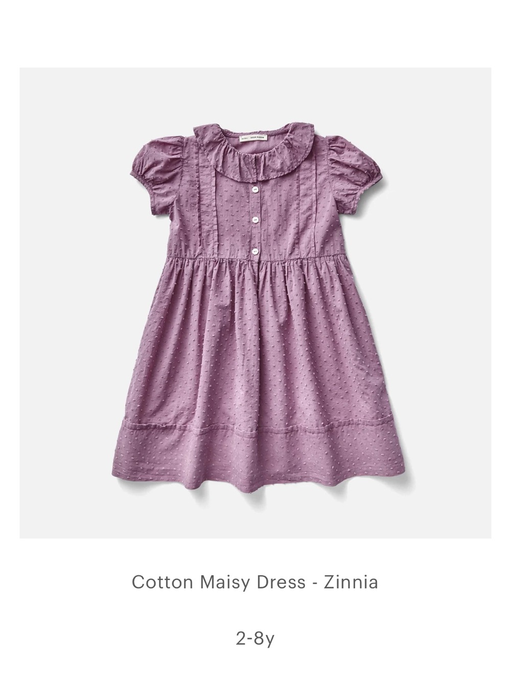 Soor Ploom Maisy Dress 3Y NWT